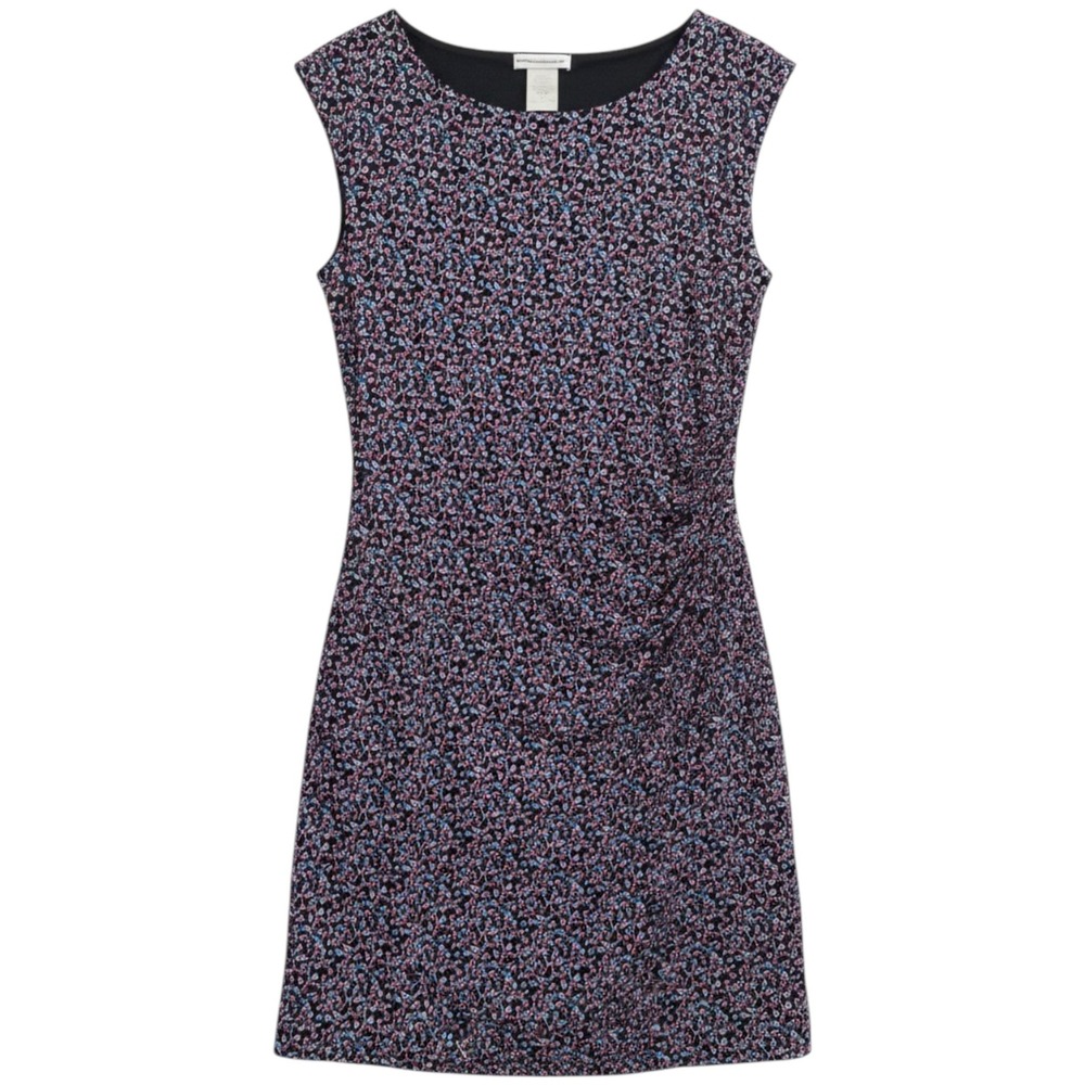 New York & Company Bodycon Dress Womens M Cottagecore Dark Floral Academia